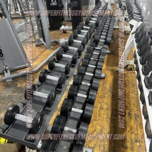 5-100 YMCA Branded Solid Head Dumbbells