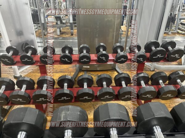 5-100 YMCA Branded Solid Head Dumbbells - Image 7