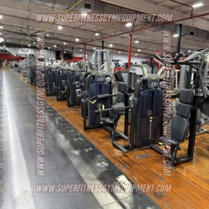 10 Piece Black TexhnoGym Circuit with Kiosk