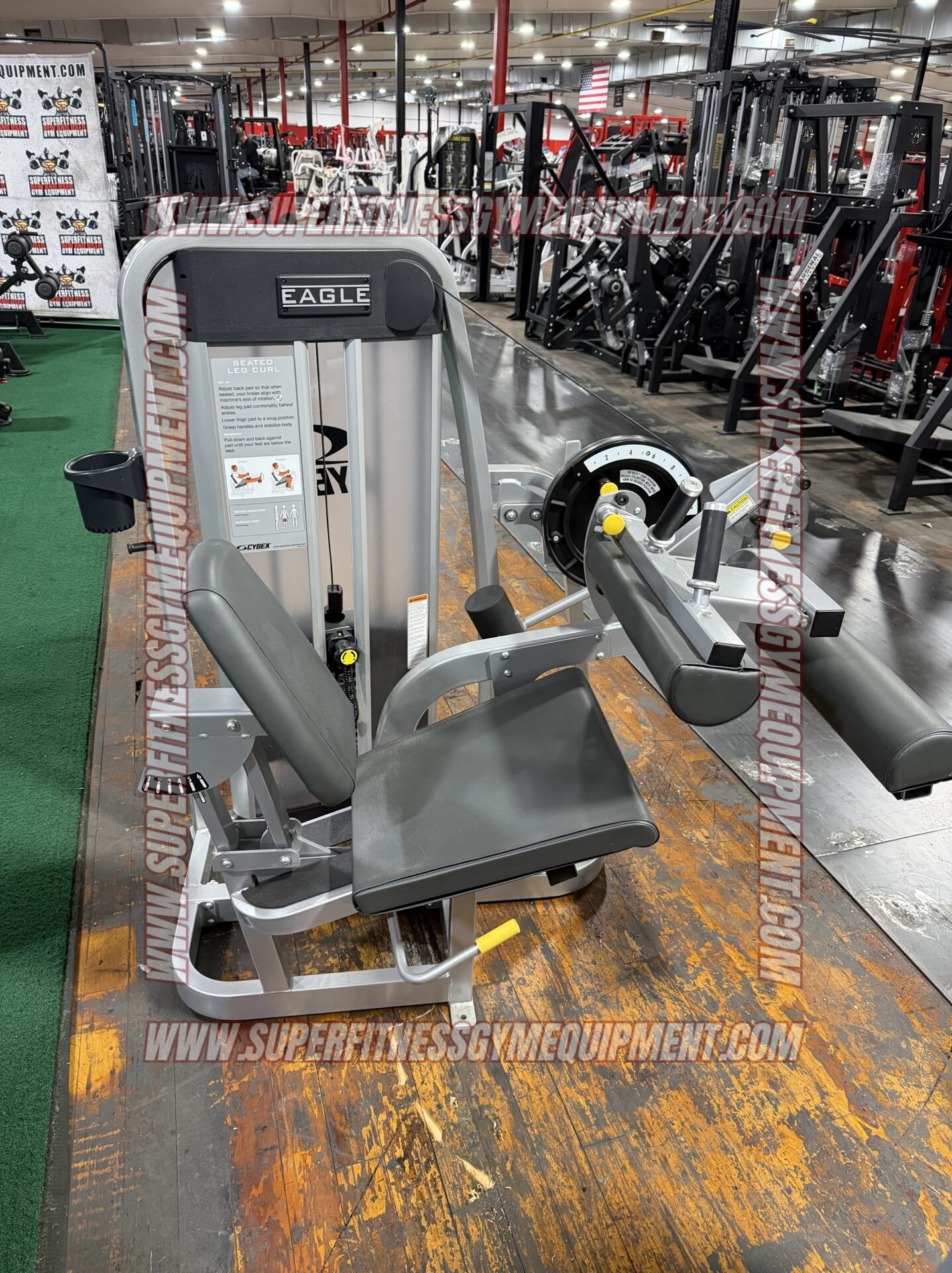 Cybex Eagle Leg Ext and Seated Leg Curl - Superfitness Gym Equipment